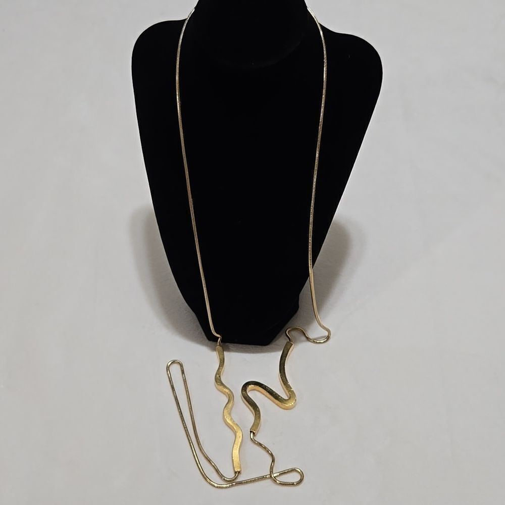 Gold Plated Statement Necklace